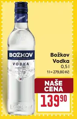 Billa Božkov Vodka nabídka