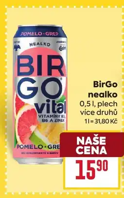 Billa BirGo nealko nabídka
