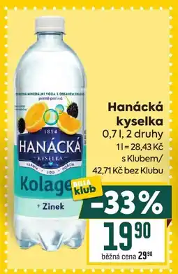 Billa Hanácká kyselka nabídka