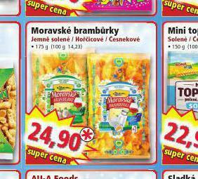 Norma Moravské brambůrky nabídka