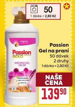 Billa Passion Gel na praní nabídka