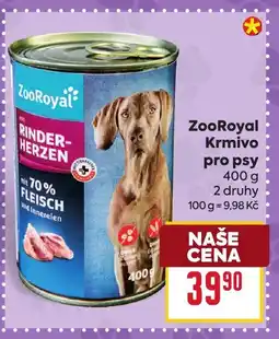 Billa ZooRoyal Krmivo pro psy nabídka