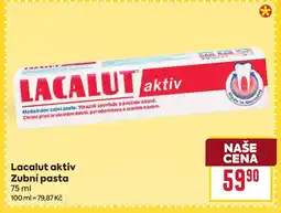 Billa Lacalut aktiv Zubní pasta nabídka