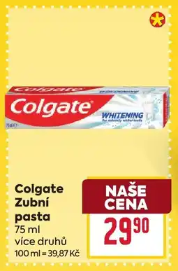 Billa Colgate Zubní pasta nabídka