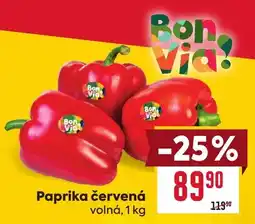 Billa Paprika červená nabídka