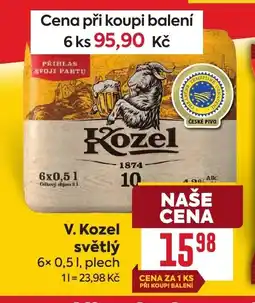 Billa V. Kozel světlý nabídka