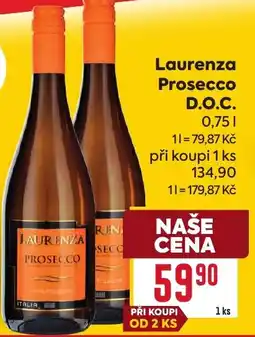 Billa Laurenza Prosecco D.O.C. nabídka