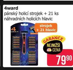 Teta 4ward pánský holicí strojek + 21 ks náhradních holicích hlavic nabídka
