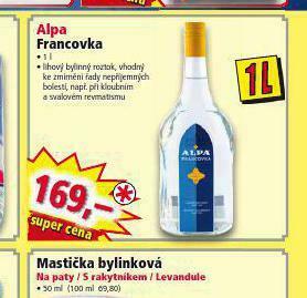 Norma Alpa francovka nabídka