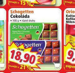 Schogetten čokoláda