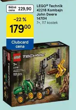Tesco LEGO Technik 42218 Kombajn John Deere 1470H 7+, 117 kostek nabídka