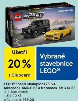 Tesco LEGO Speed Champions 76924 Mercedes-AMG G 63 a Mercedes-AMG SL 63 10+, 808 kostek nabídka