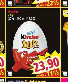 Norma Kinder joy nabídka