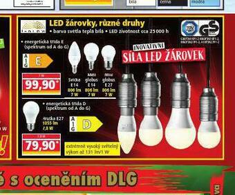 Norma Led žárovky nabídka