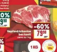 Billa Vepřová krkovice bez kosti nabídka