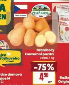 Billa Brambory konzumní pozdní nabídka