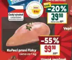 Billa Kuřecí prsní řízky nabídka