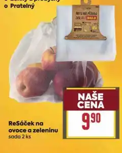 Billa Resáček na ovoce a zeleninu nabídka