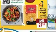 Billa Zátkovy vaječné těstoviny nabídka