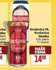 Billa Pivo krušovice 10 nabídka
