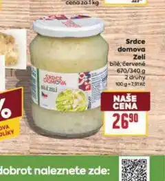Billa Zelí nabídka