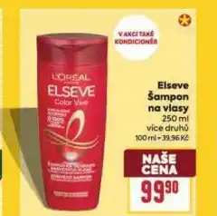 Billa Elseve šampon nabídka