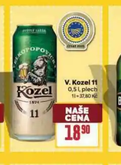 Billa Pivo velkopopovický kozel 11 nabídka