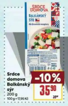 Billa Balkánský sýr nabídka