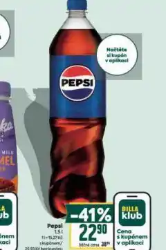 Billa Pepsi 1,5l nabídka