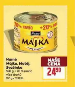 Billa Hamé májka, svačinka, matěj nabídka