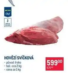 Makro Hovězí svíčková nabídka