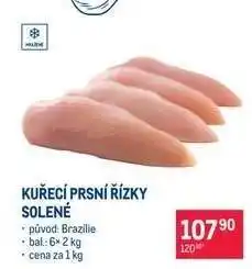 Makro Kuřecí prsní řízky solené nabídka