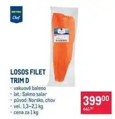 Makro Losos filet trim D nabídka