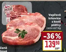 Billa Vepřová krkovice s kostí – plátky • nabídka