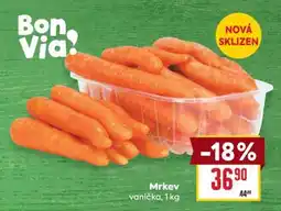 Billa Mrkev vanička, 1 kg nabídka