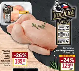 Billa Voclika Uzená kýta, uzená krkovice nabídka