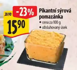 Albert Pikantní sýrová pomazánka nabídka