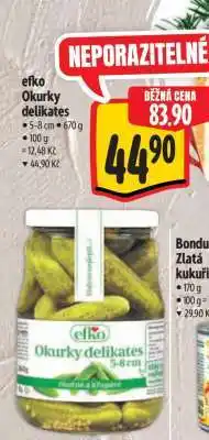 Albert efko Okurky delikates nabídka
