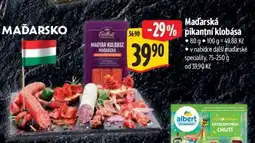 Albert Maďarská pikantní klobása nabídka