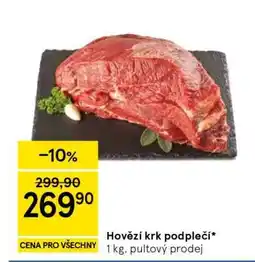 Tesco Hovězí krk podplečí nabídka