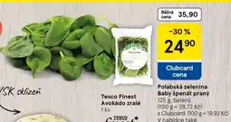 Tesco Polabská zelenina Baby špenát praný nabídka