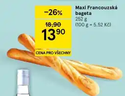Tesco Maxi Francouzská bageta nabídka