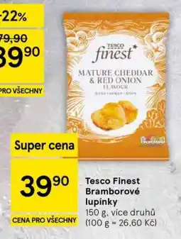 Tesco Tesco Finest Bramborové lupínky nabídka