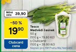 Tesco Tesco Medvědí česnek nabídka