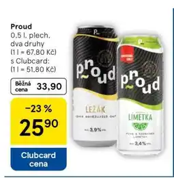 Tesco Proud nabídka