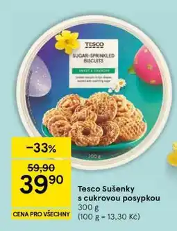 Tesco Tesco Sušenky s cukrovou posypkou nabídka