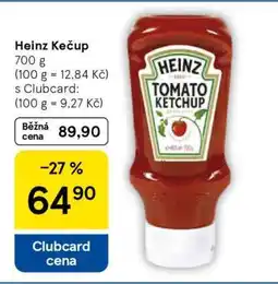 Tesco HEINZ kečup nabídka