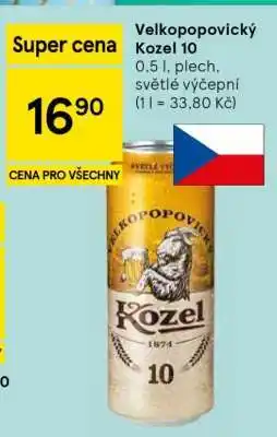 Tesco Velkopopovický Kozel 10 nabídka