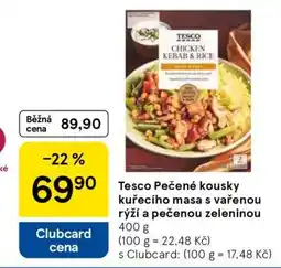 Tesco Tesco Pečené kousky kuřecího masa s vařenou rýží a pečenou zeleninou nabídka