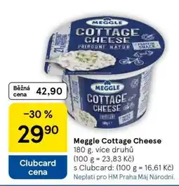 Tesco Meggle Cottage cheese nabídka